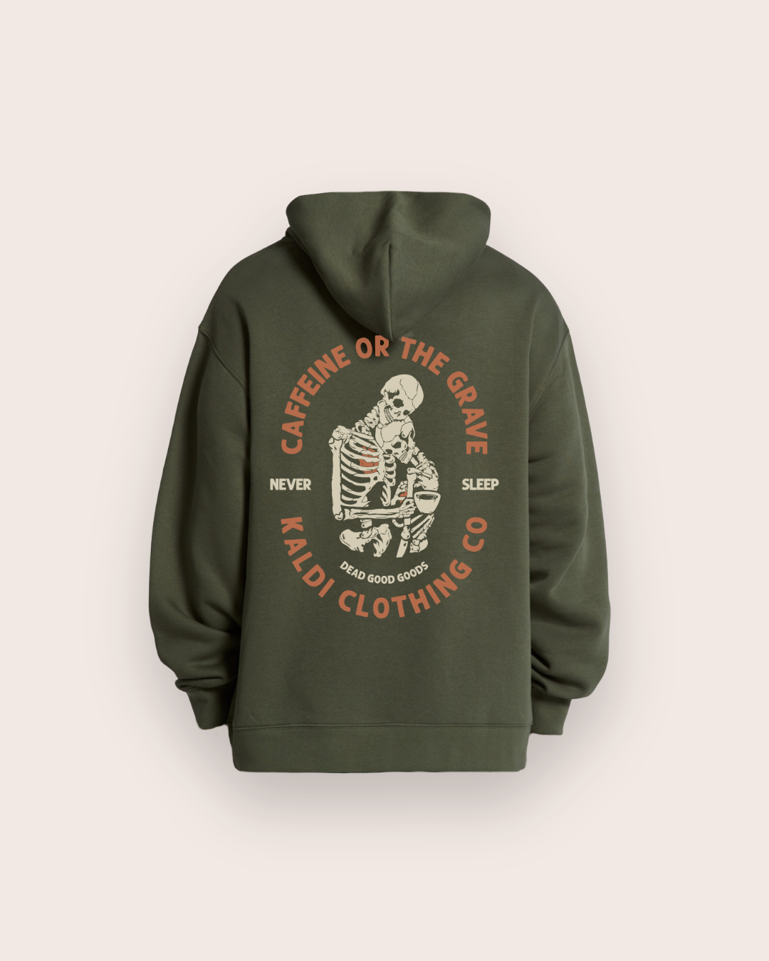 Caffeine or the Grave Hoodie