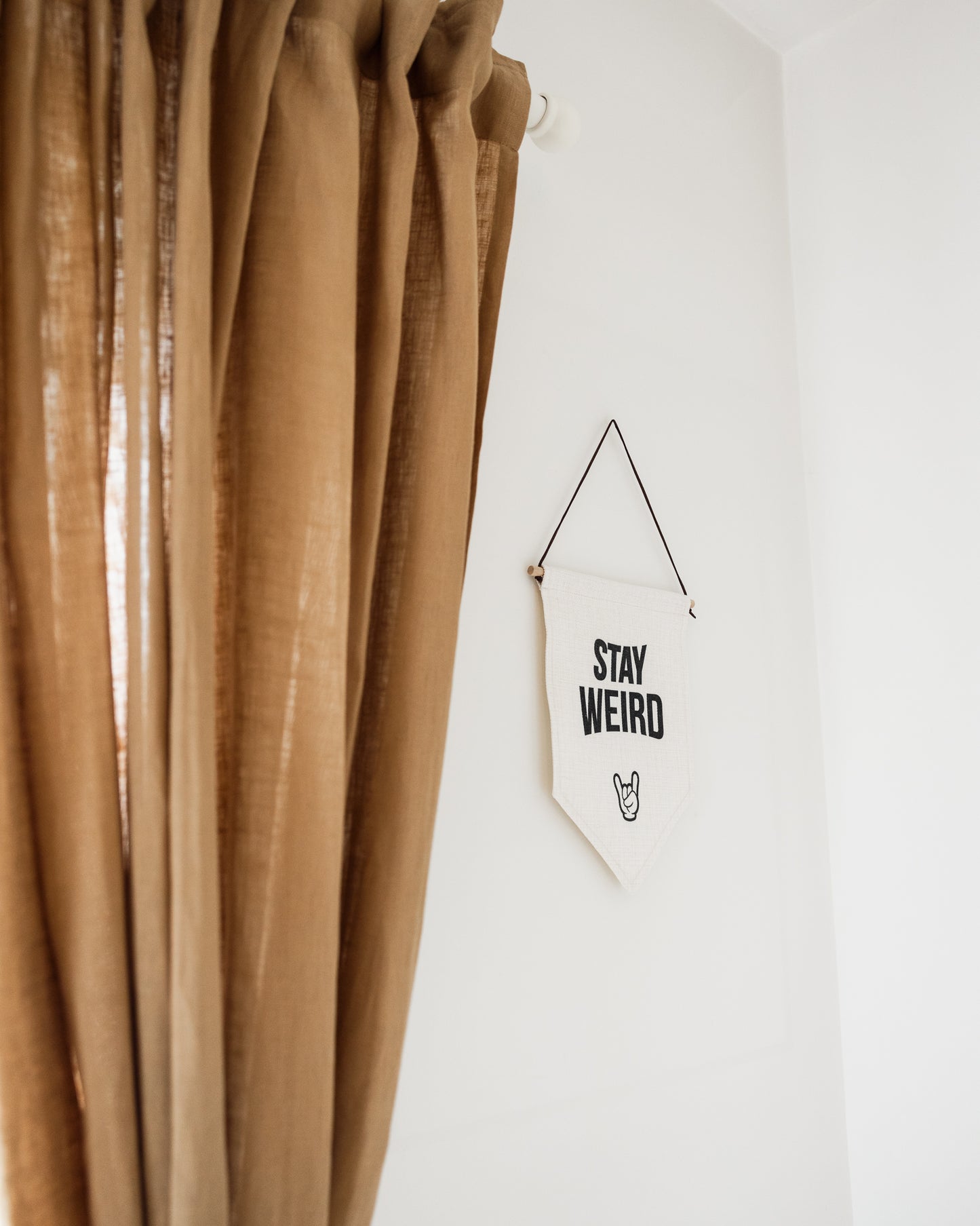 STAY WEIRD - PENNANT FLAG