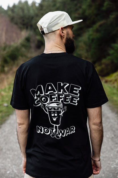 MAKE COFFEE NOT WAR - BLACK