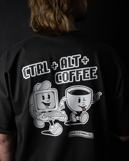 CTRL+ALT+COFFEE Oversized Tee