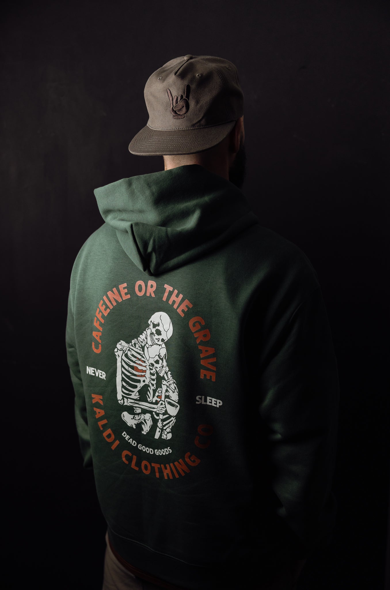 Caffeine or the Grave Hoodie