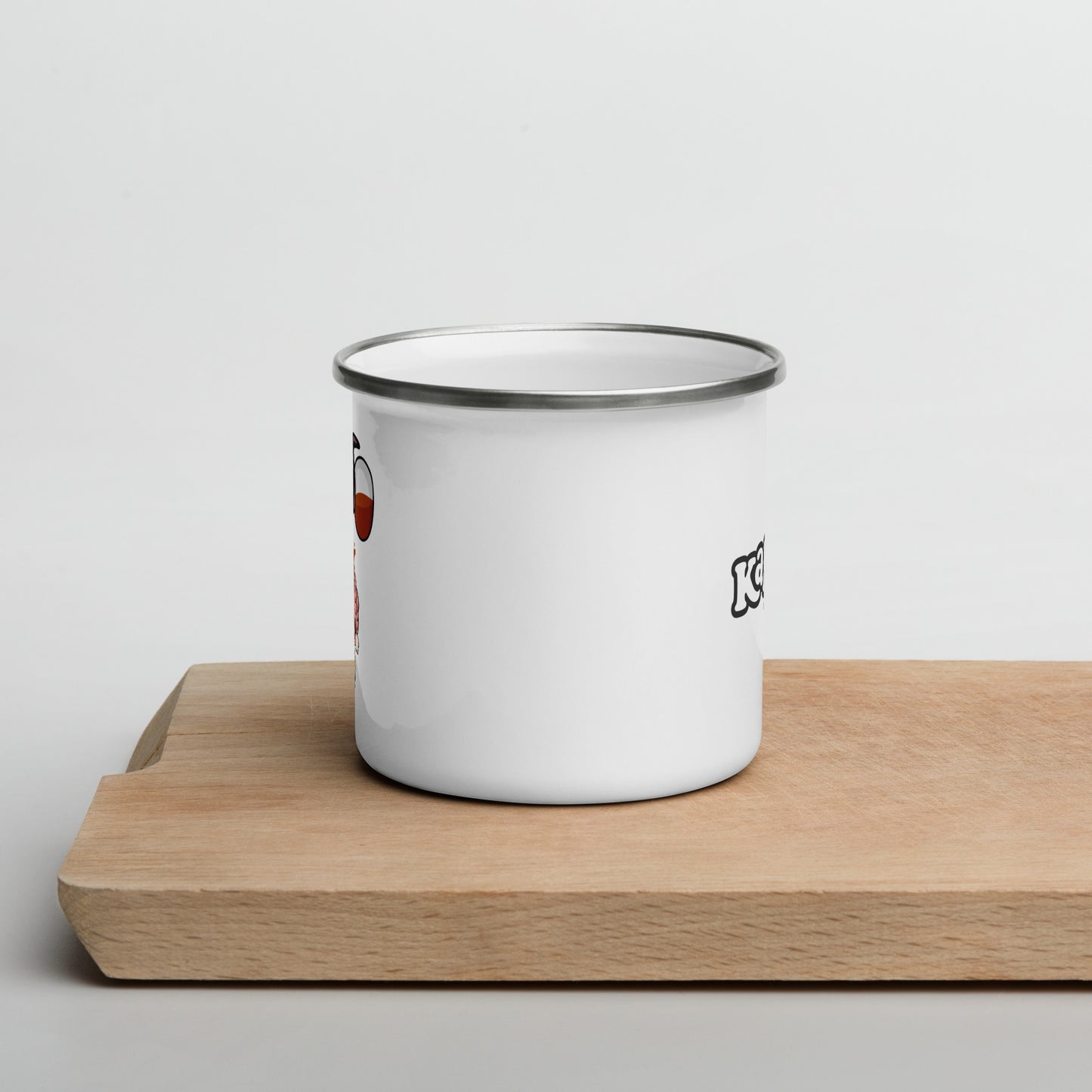 Coffee On the Brain - Enamel Mug