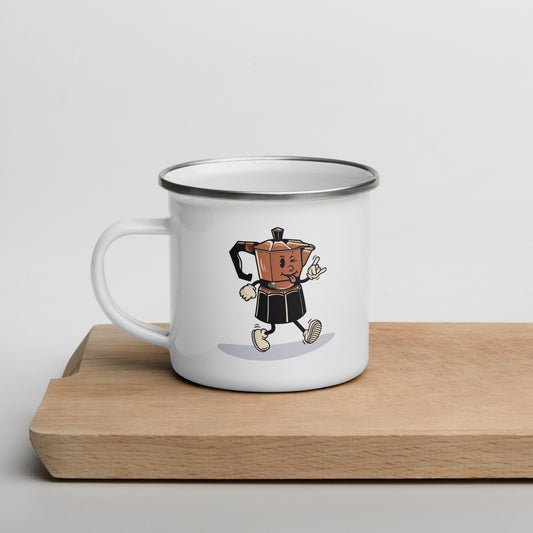 Coffee Run - Enamel Mug